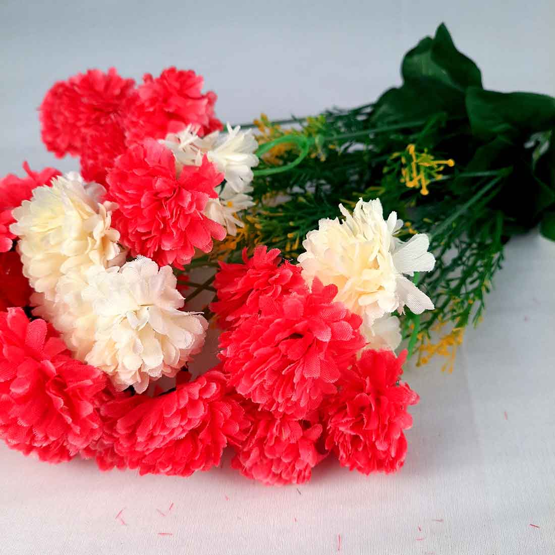 Artificial Flowers Bunch- Apkamart #color_Dark Pink