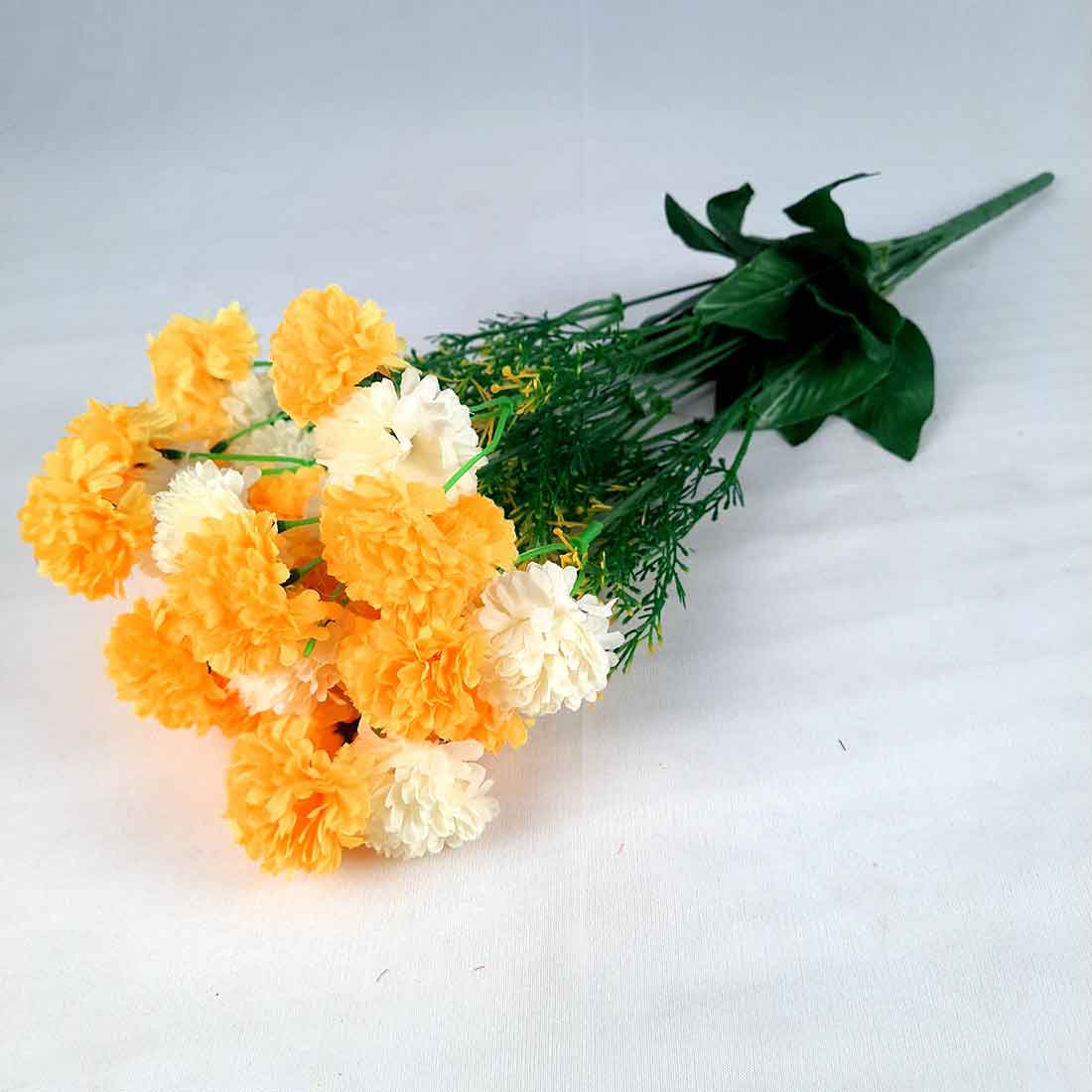 Artificial Flowers Bunch- Apkamart #color_Yellow
