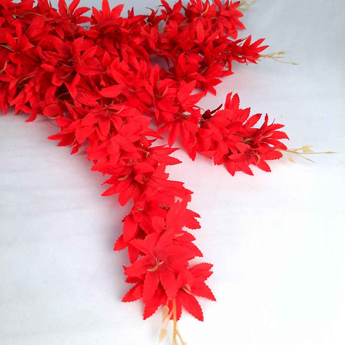 Artificial Wall Hanging Plants- Apkamart #color_Red