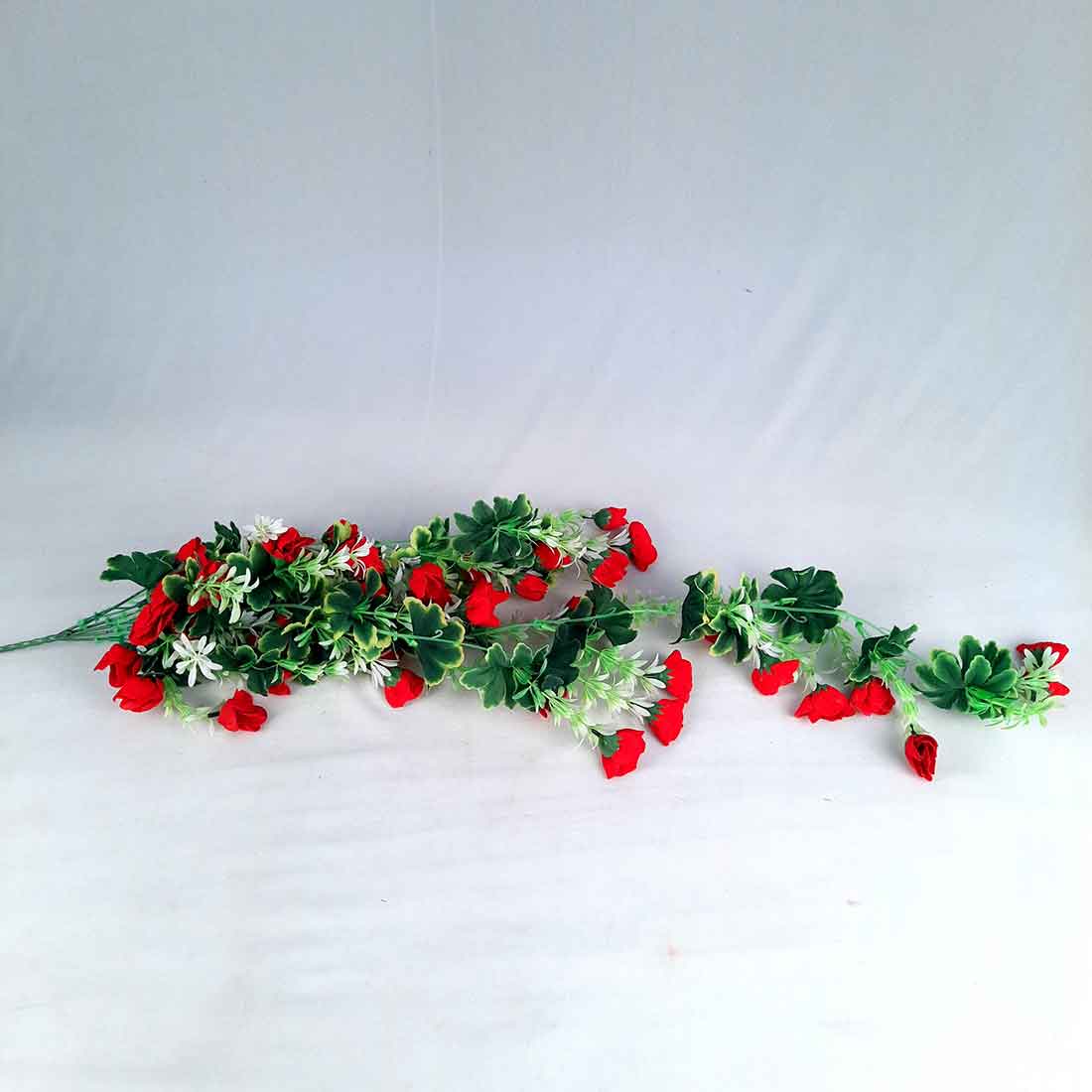 Artificial Flower Bouquet - With Metal Stand - For Home & Office Wall Decor - ApkaMart