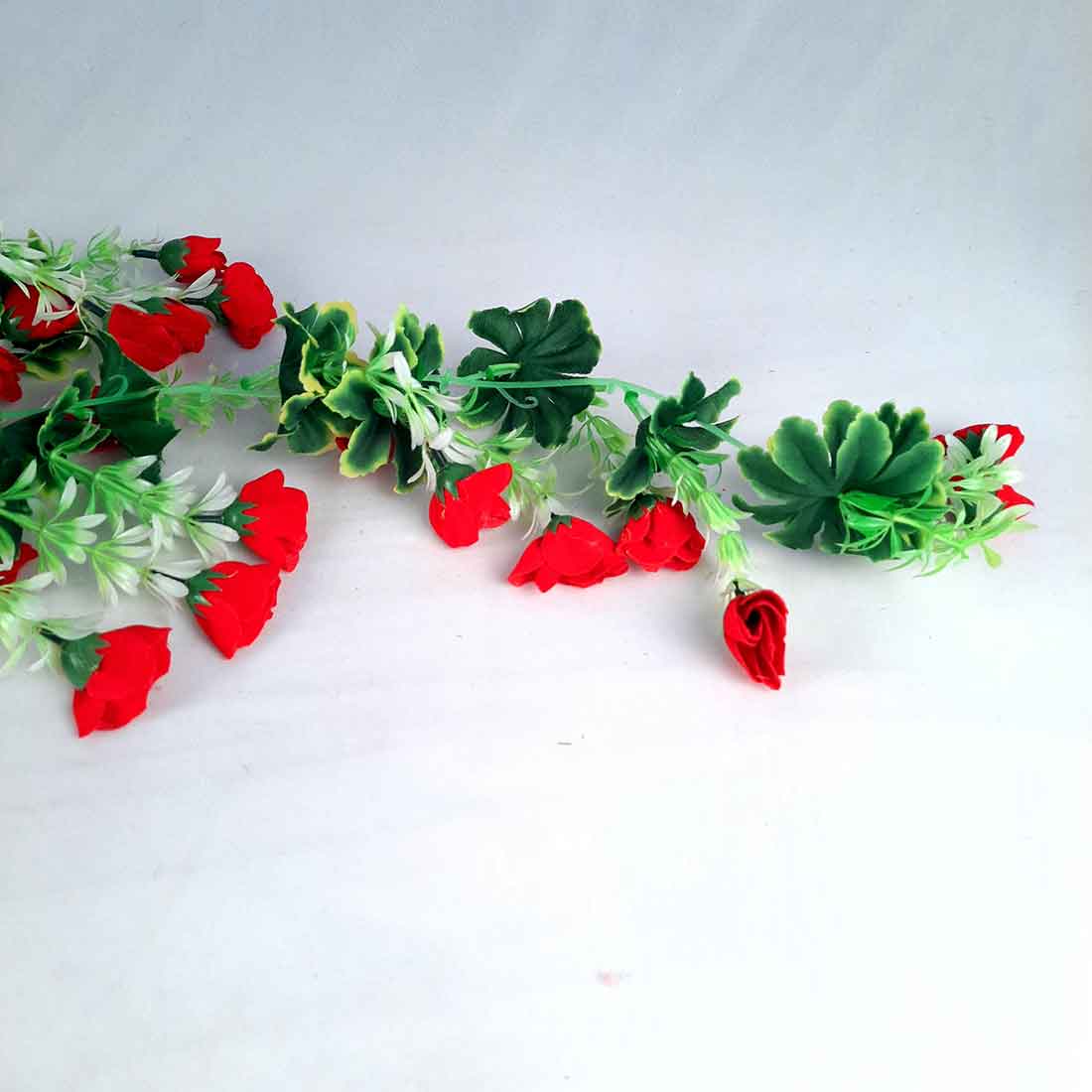 Artificial Flower Bouquet - With Metal Stand - For Home & Office Wall Decor - ApkaMart