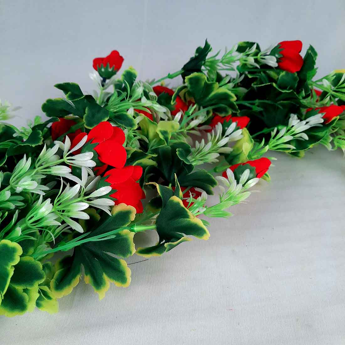 Artificial Flower Bouquet - With Metal Stand - For Home & Office Wall Decor - ApkaMart