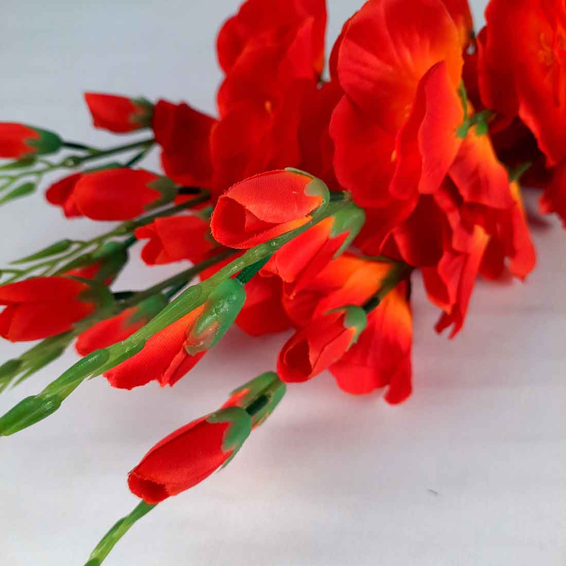 Artificial Flowers Bunch- Apkamart #color_Yellow & Red