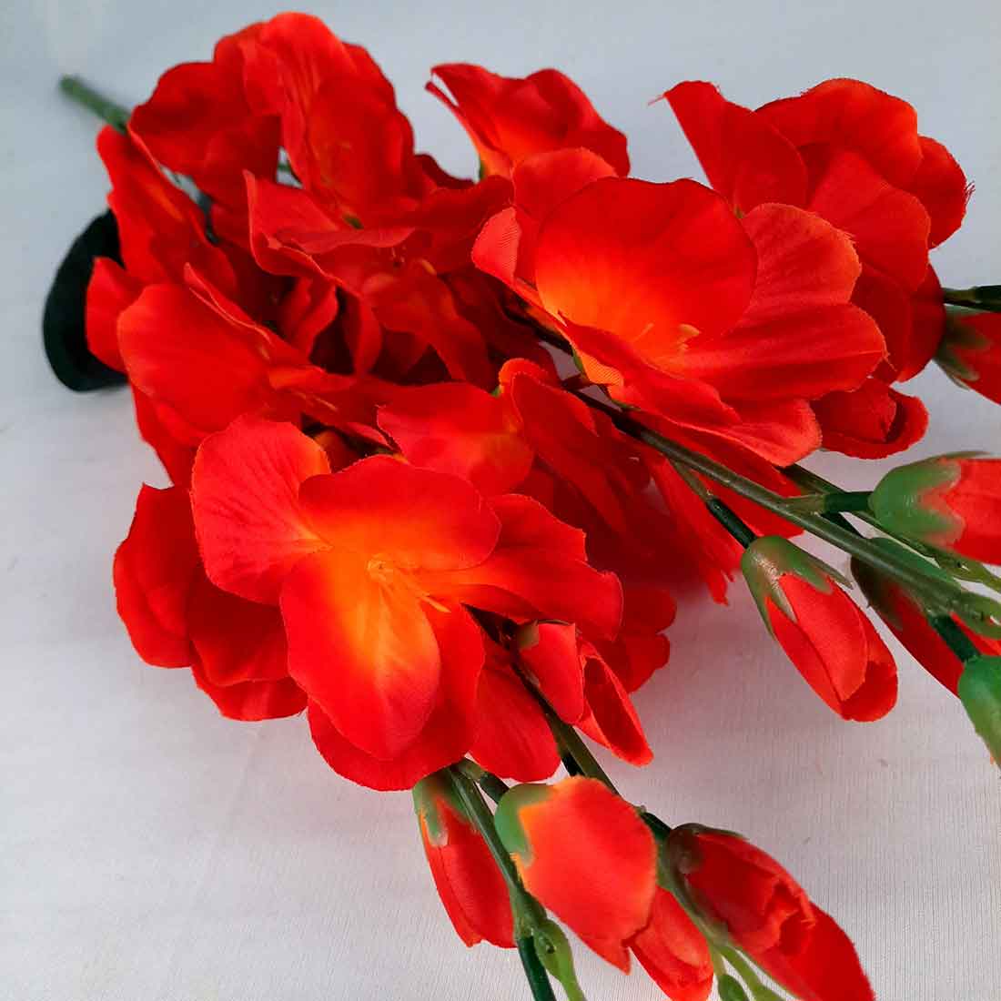 Artificial Flowers Bunch- Apkamart #color_Yellow & Red