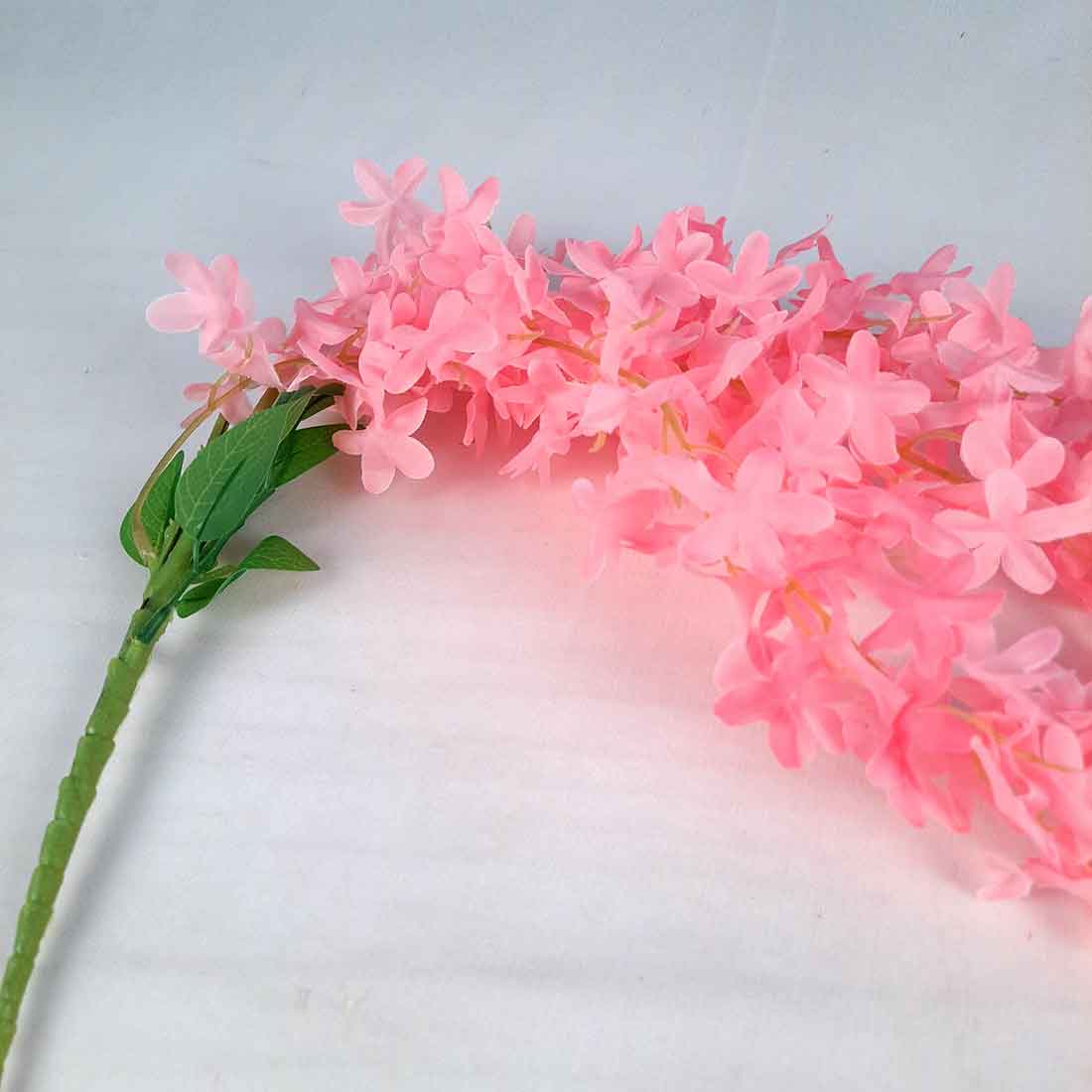 Artificial Wall Hanging Plants- Apkamart #color_Light Pink