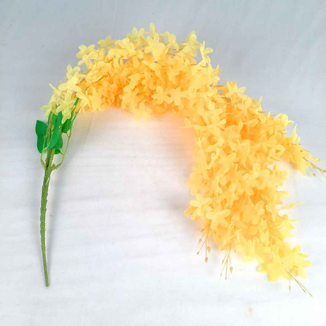 Artificial Wall Hanging Plants- Apkamart #color_Yellow