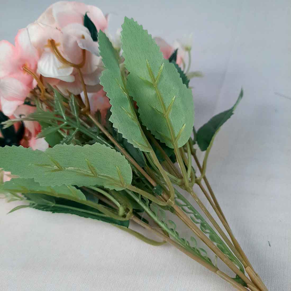 Artificial Flowers Bunch- Apkamart #color_Peach
