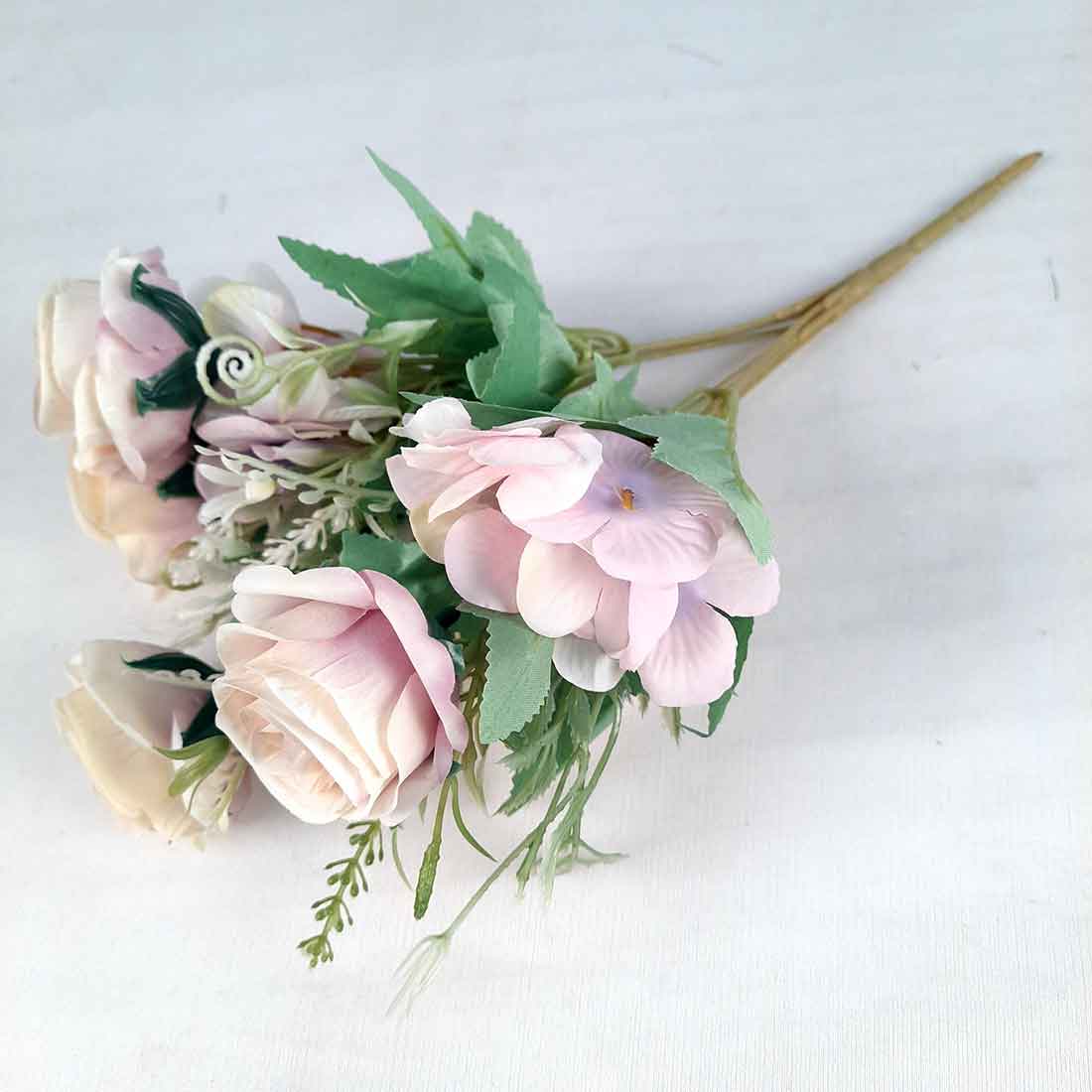 Artificial Flowers Bunch- Apkamart #color_Cream