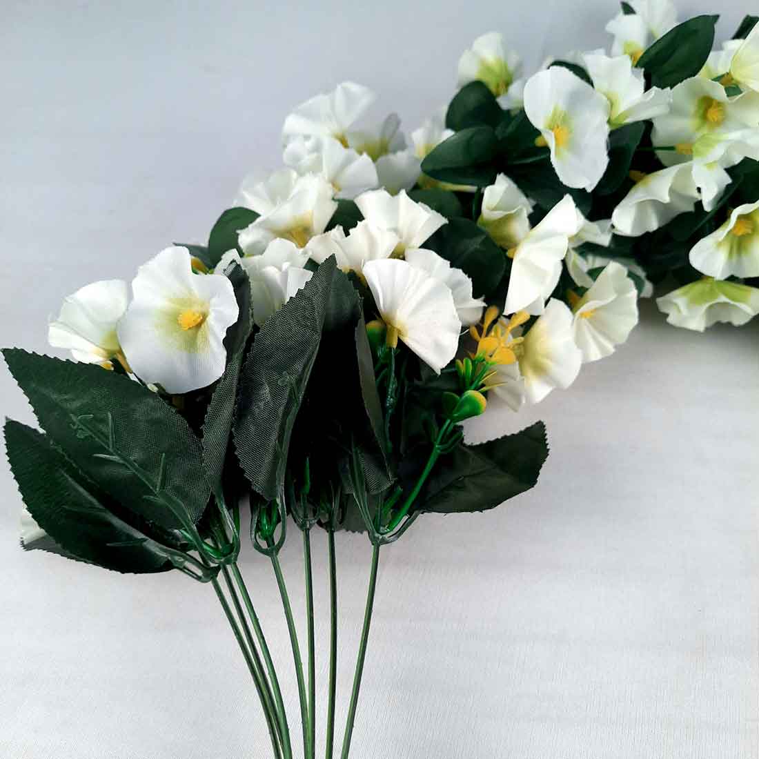 Artificial Wall Hanging Plants- Apkamart #color_White