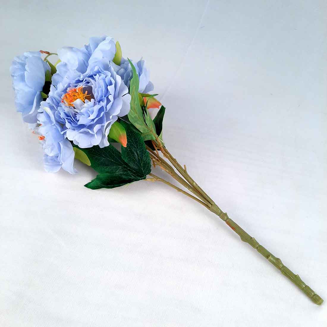 Artificial Flowers Bunch- Apkamart #color_Blue