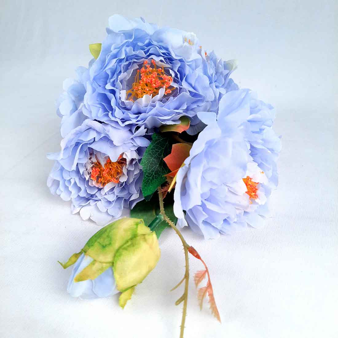 Artificial Flowers Bunch- Apkamart #color_Blue