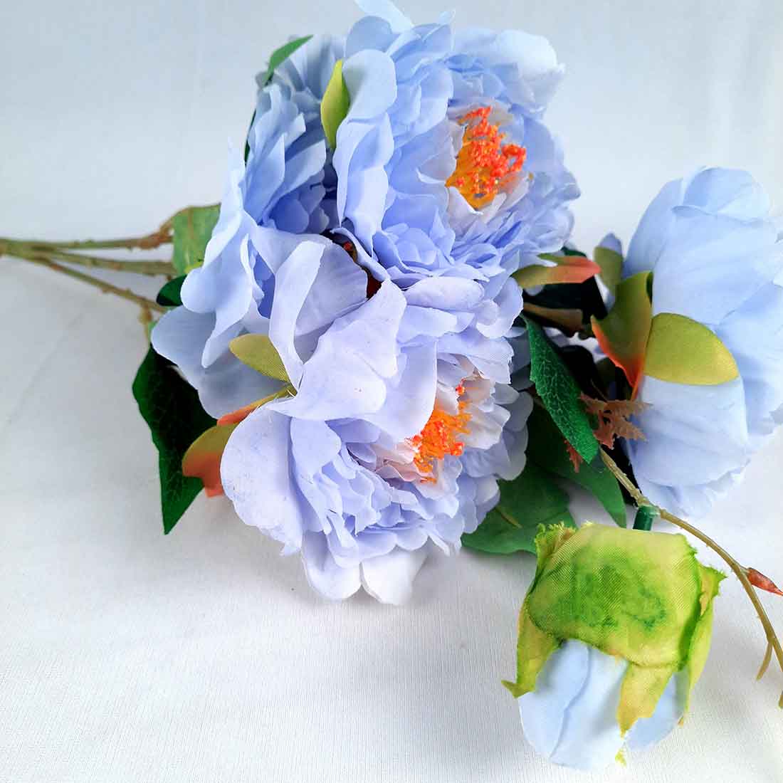 Artificial Flowers Bunch- Apkamart #color_Blue