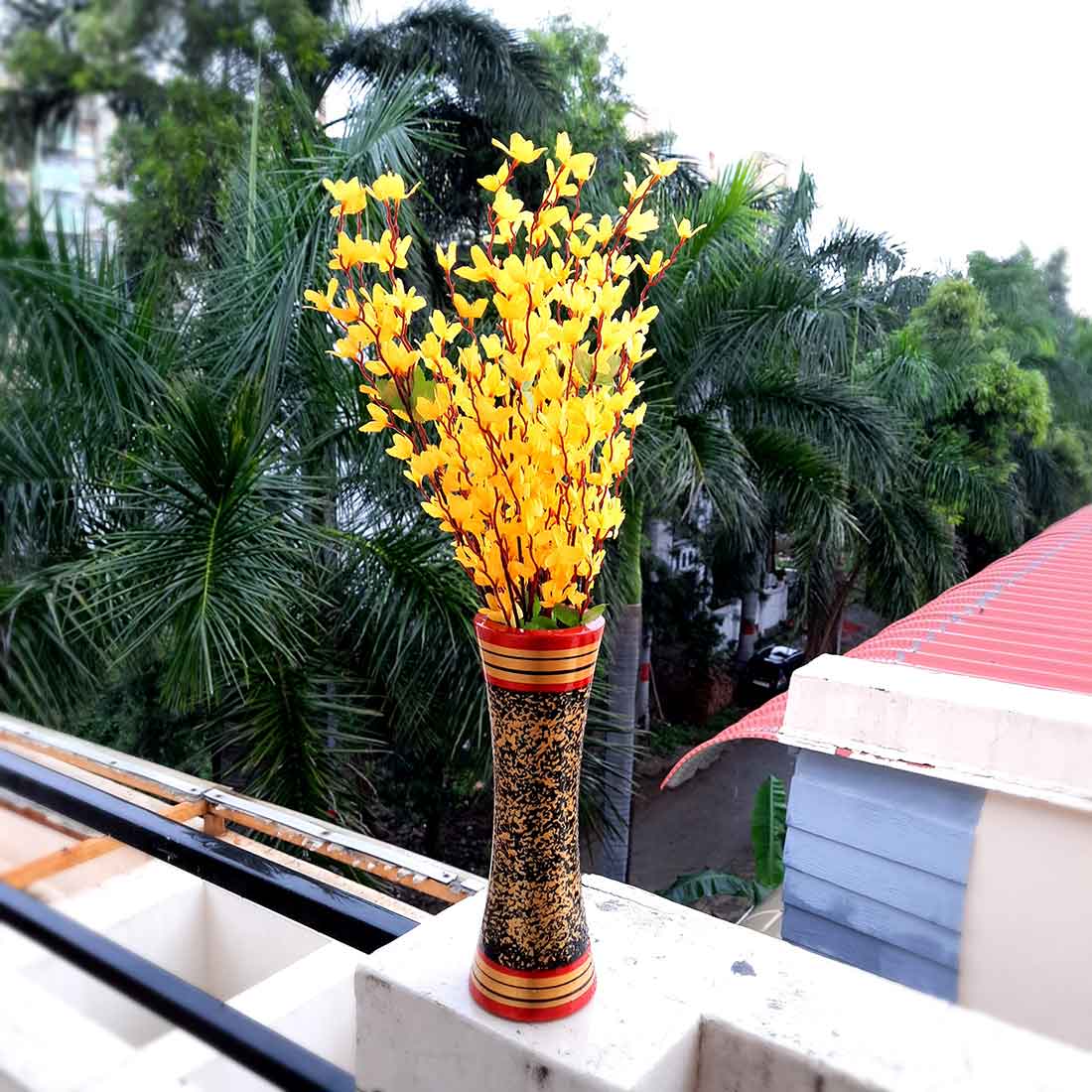 Artificial Flowers Bunch- Apkamart #color_Yellow