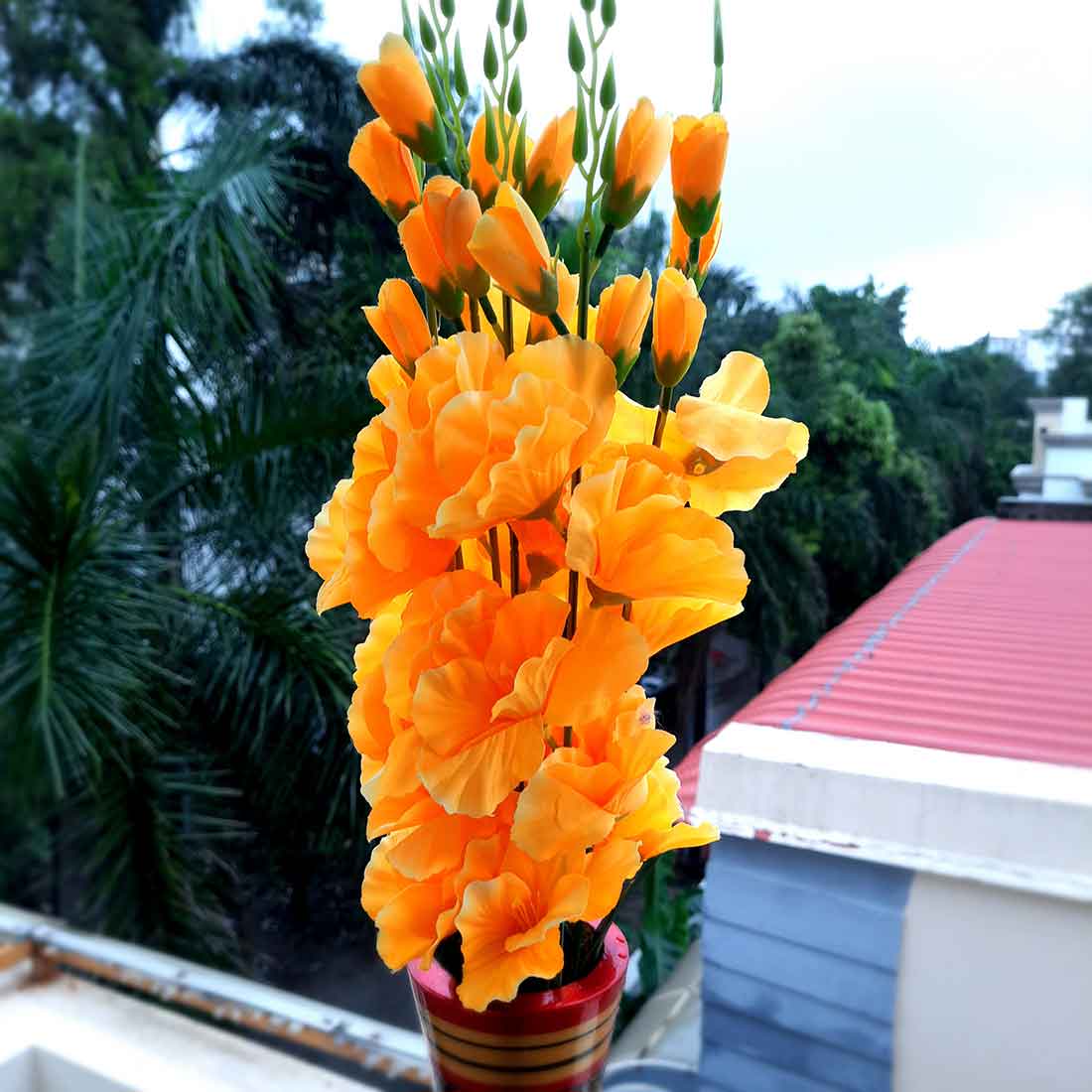 Artificial Flowers Bunch- Apkamart #color_Yellow