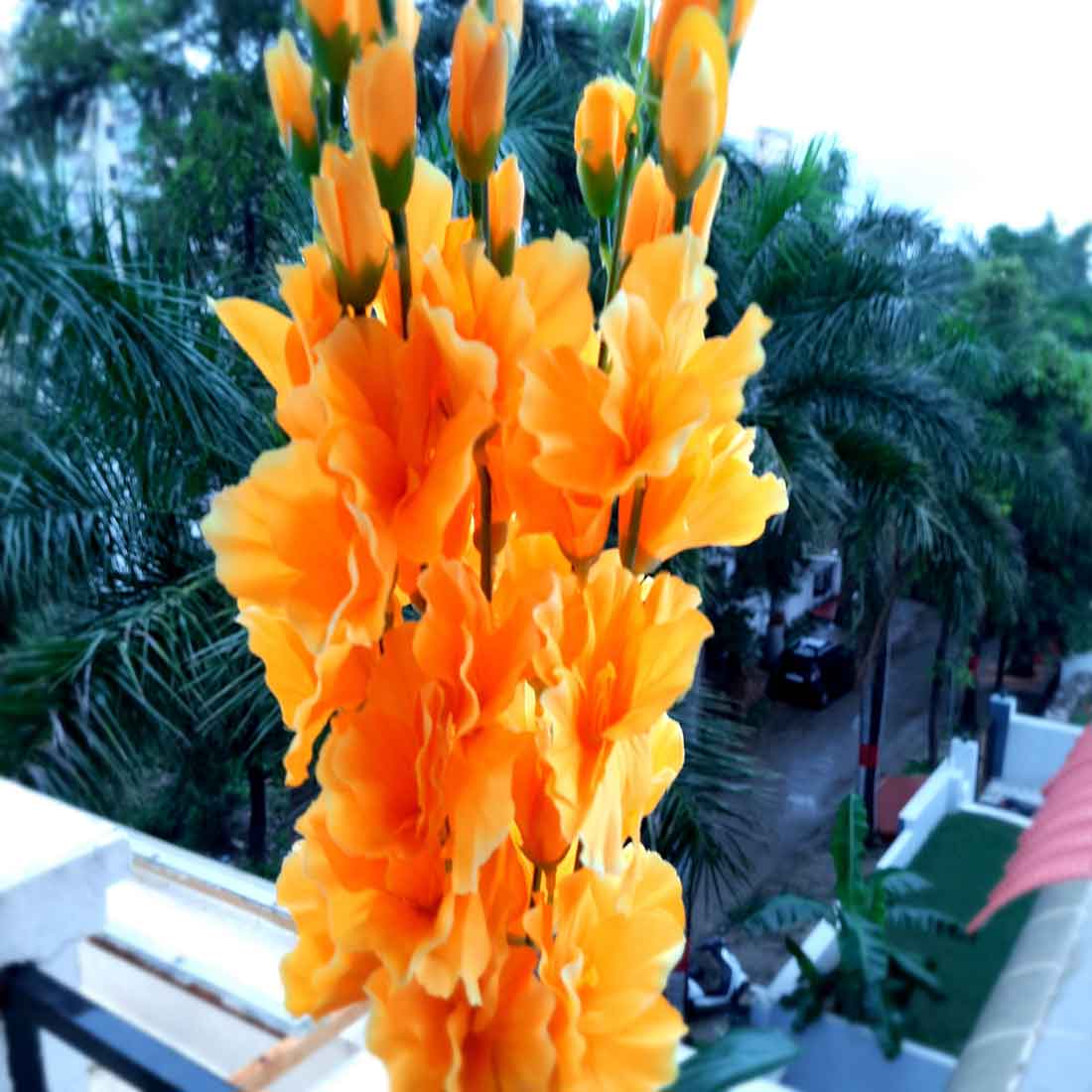 Artificial Flowers Bunch- Apkamart #color_Yellow