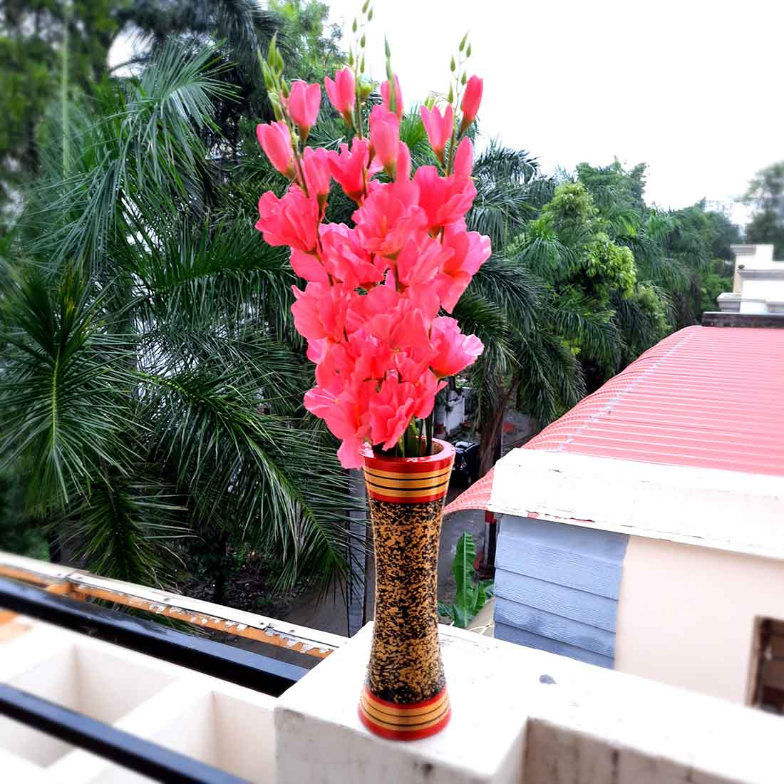 Artificial Flowers Bunch- Apkamart #color_Pink