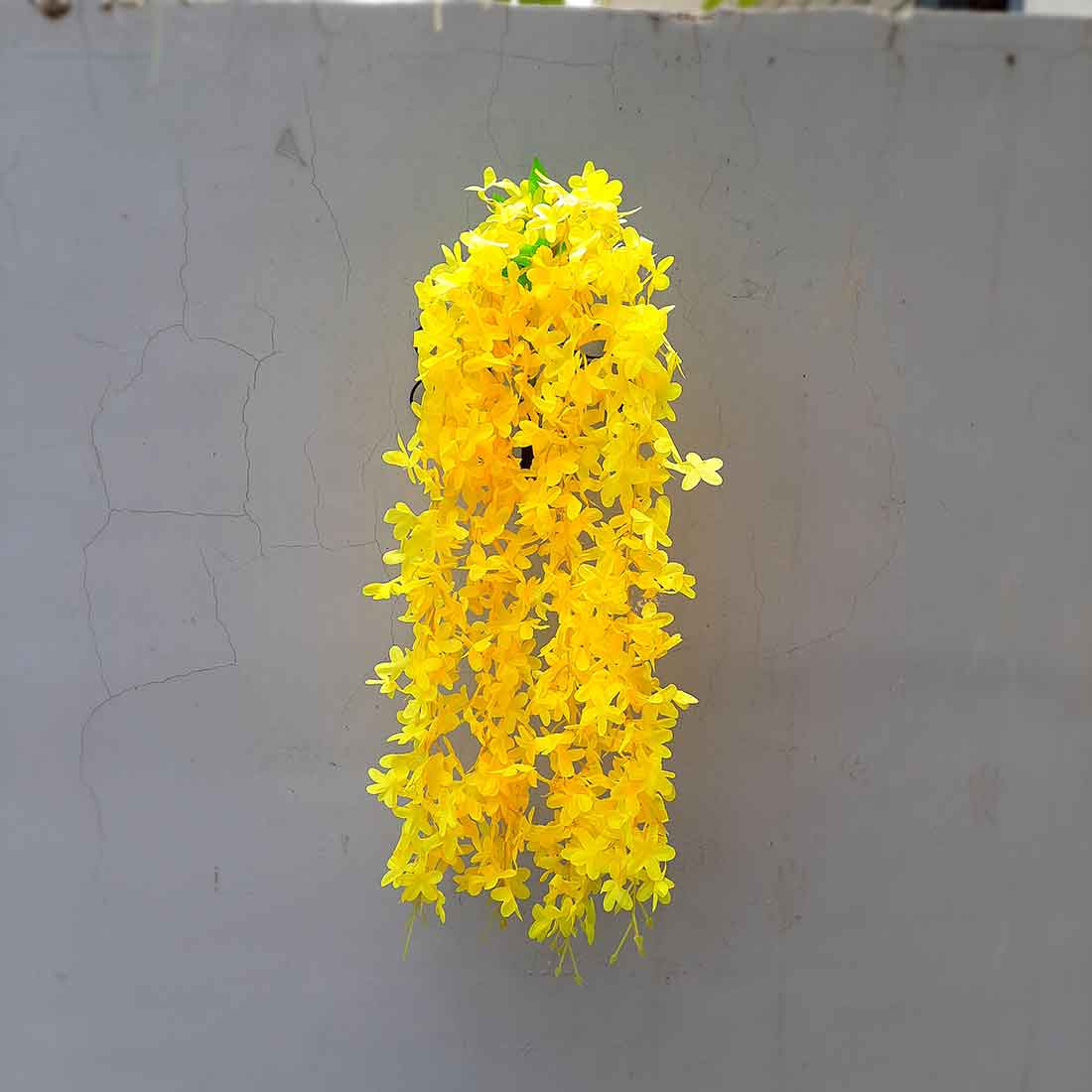 Artificial Wall Hanging Plants- Apkamart #color_Yellow