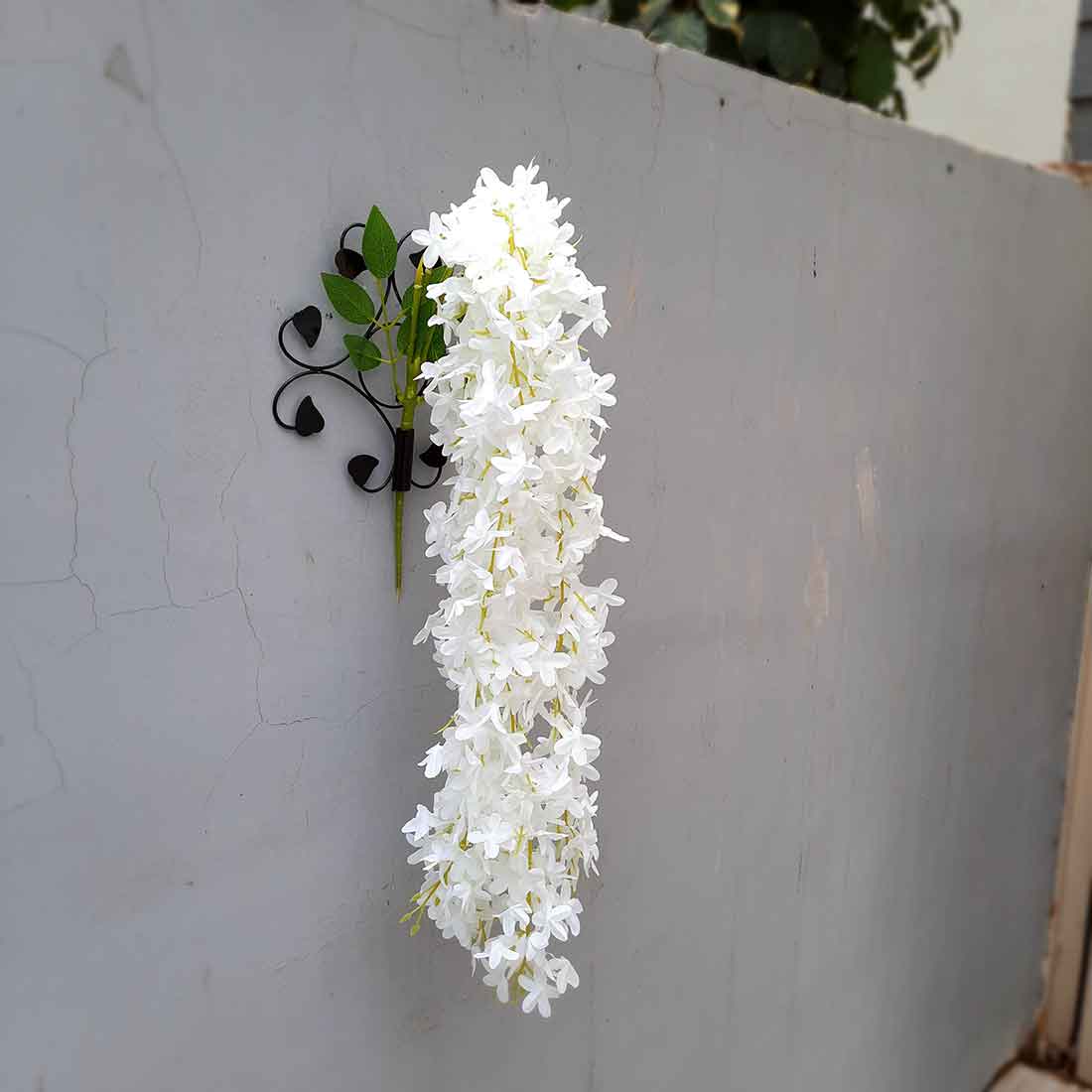 Artificial Wall Hanging Plants- Apkamart #color_White