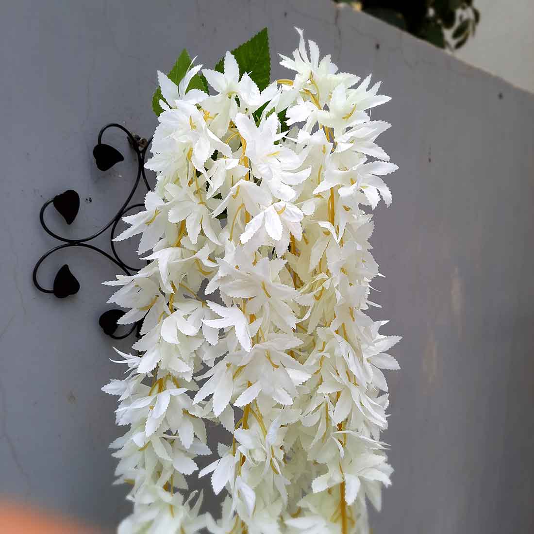 Artificial Wall Hanging Plants- Apkamart #color_White