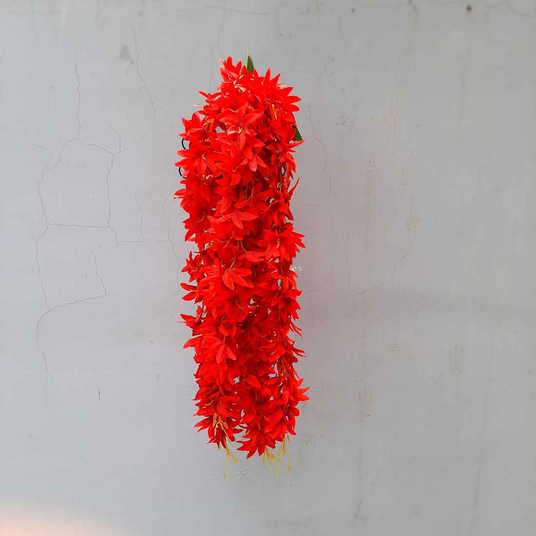 Artificial Wall Hanging Plants- Apkamart #color_Red