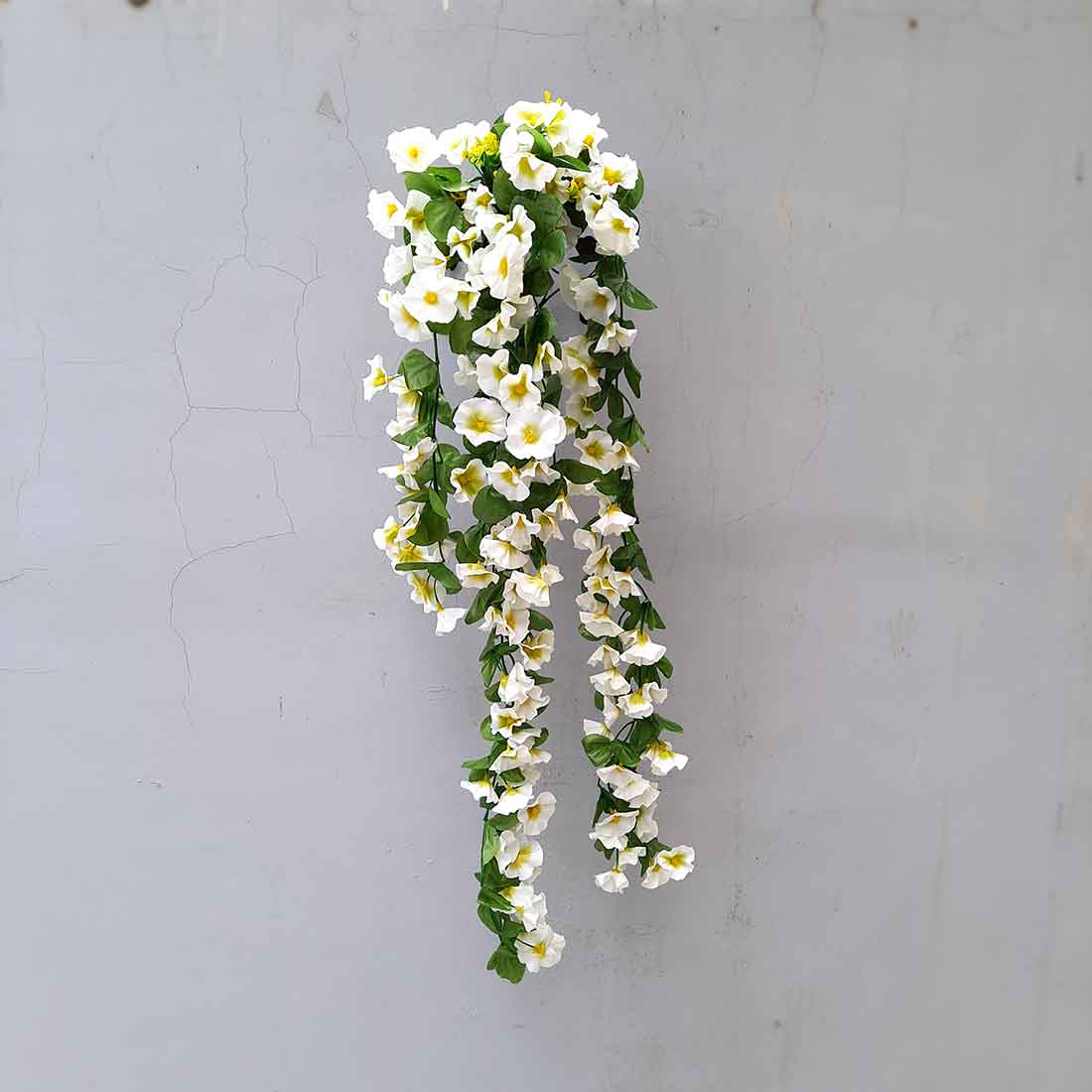 Artificial Wall Hanging Plants- Apkamart #color_White