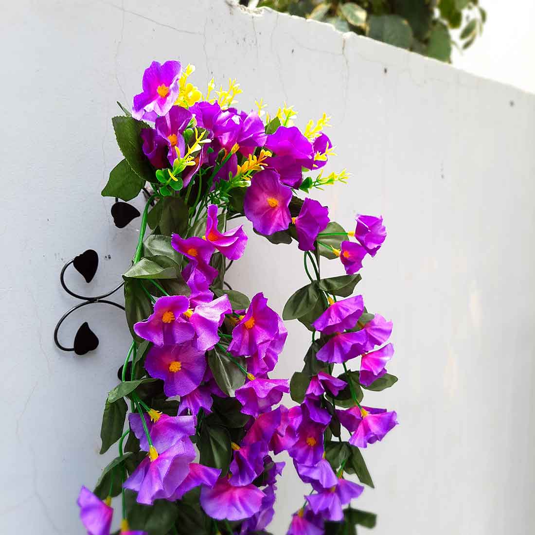 Artificial Wall Hanging Plants- Apkamart #color_Dark Purple