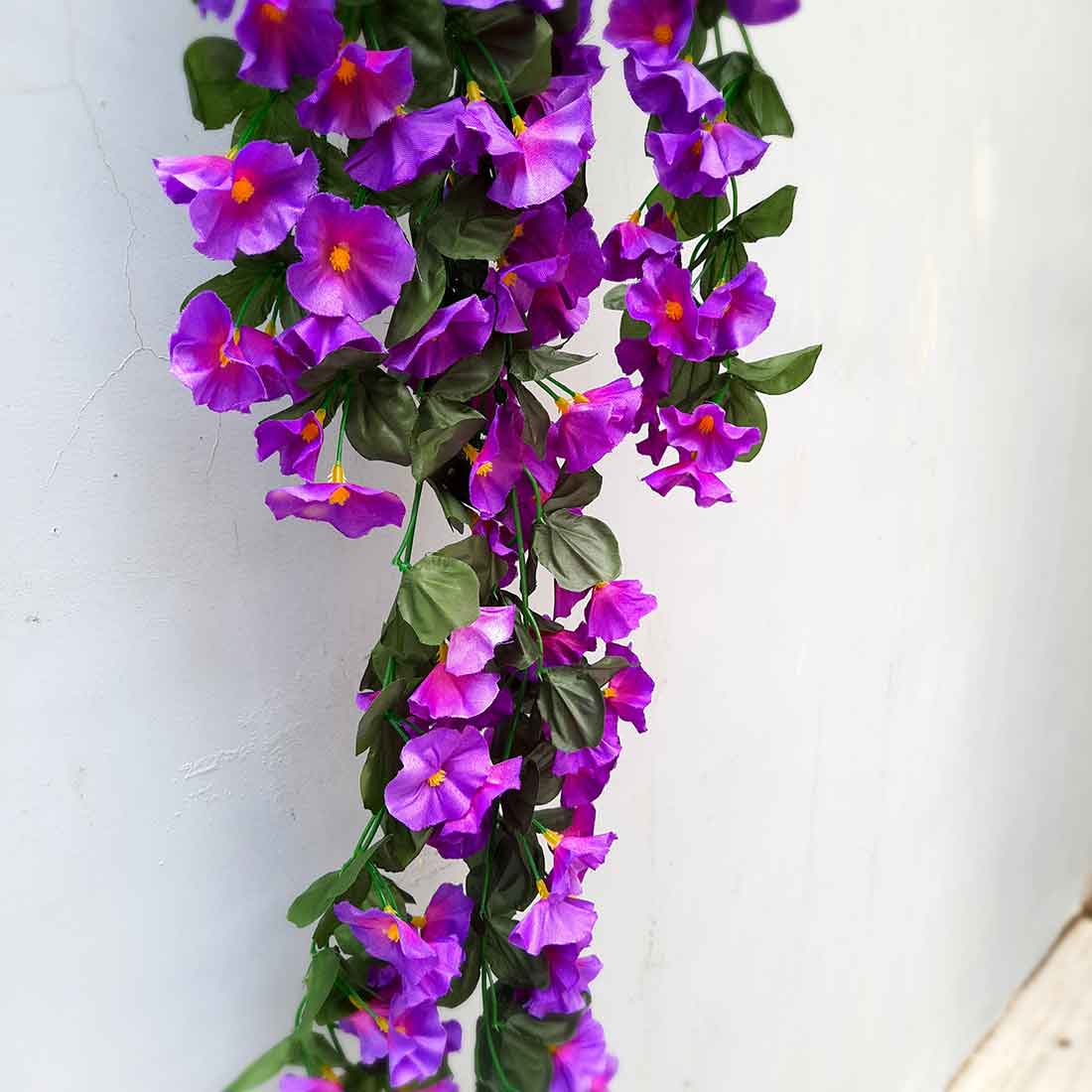 Artificial Wall Hanging Plants- Apkamart #color_Dark Purple
