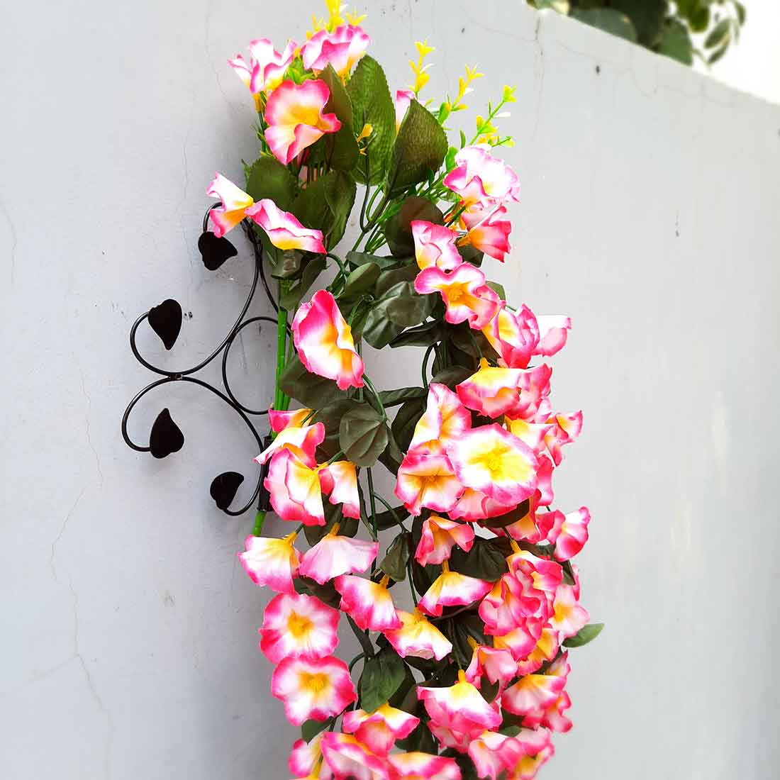 Artificial Wall Hanging Plants- Apkamart #color_Pink