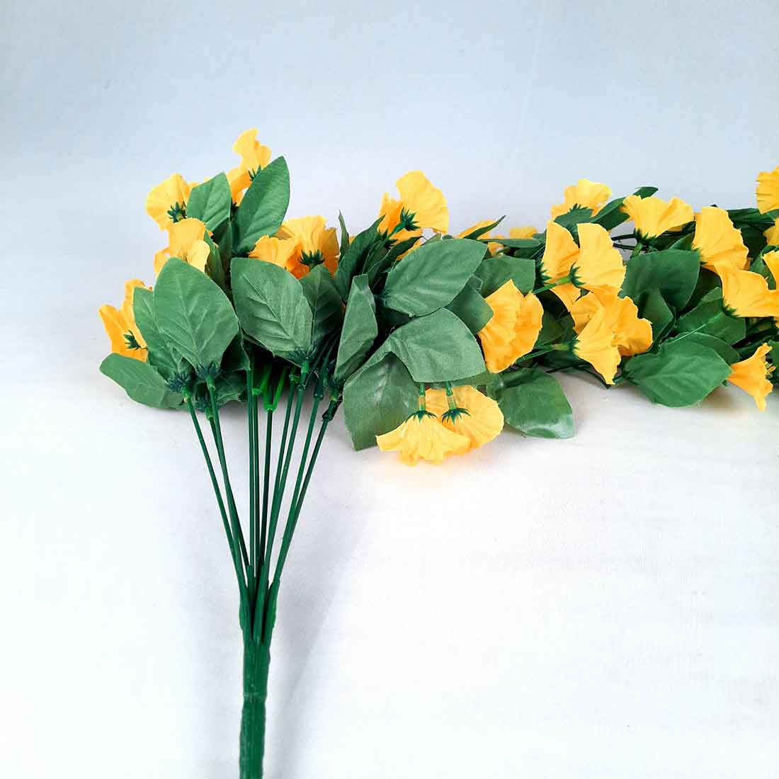 Artificial Wall Hanging Plants- Apkamart #color_Yellow