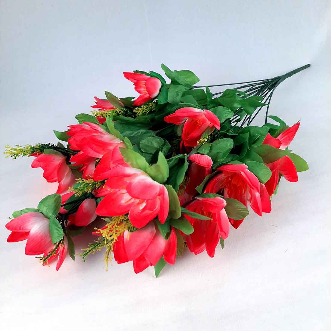 Artificial Flowers Bunch- Apkamart #color_Pink & White