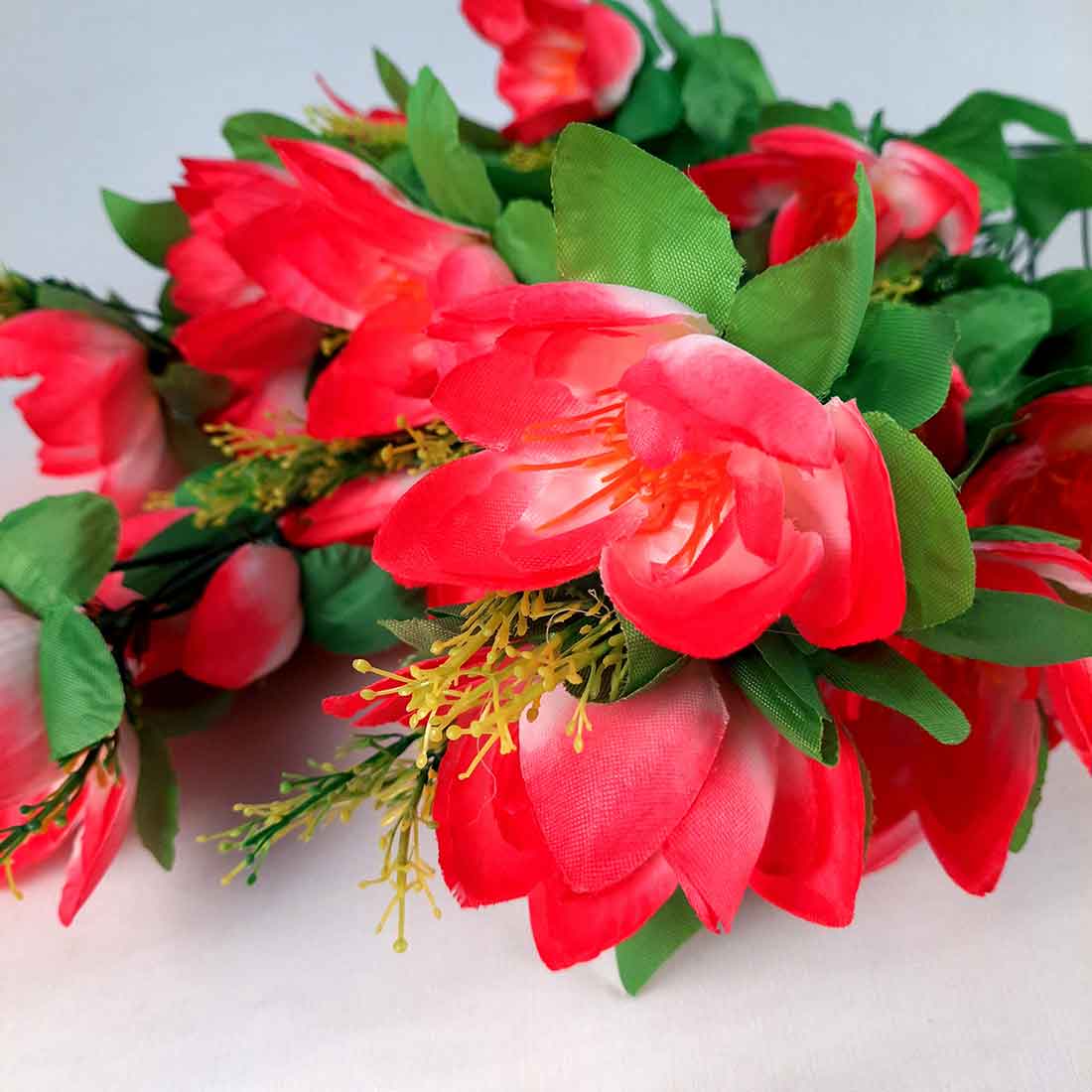 Artificial Flowers Bunch- Apkamart #color_Pink & White