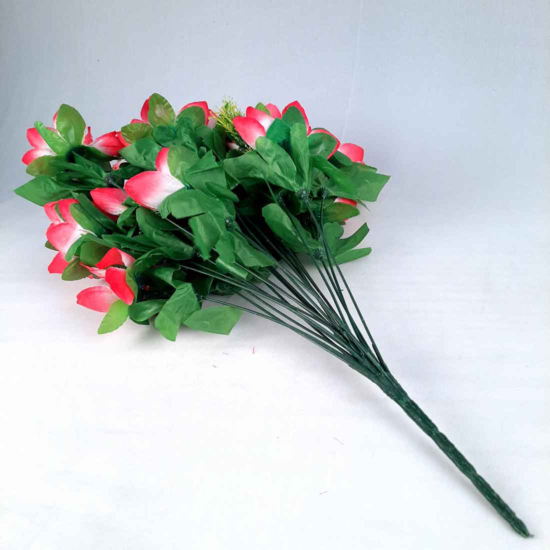 Artificial Flowers Bunch- Apkamart #color_Pink & White