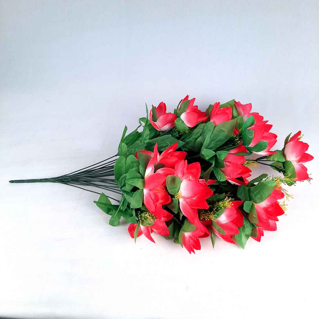 Artificial Flowers Bunch- Apkamart #color_Pink & White