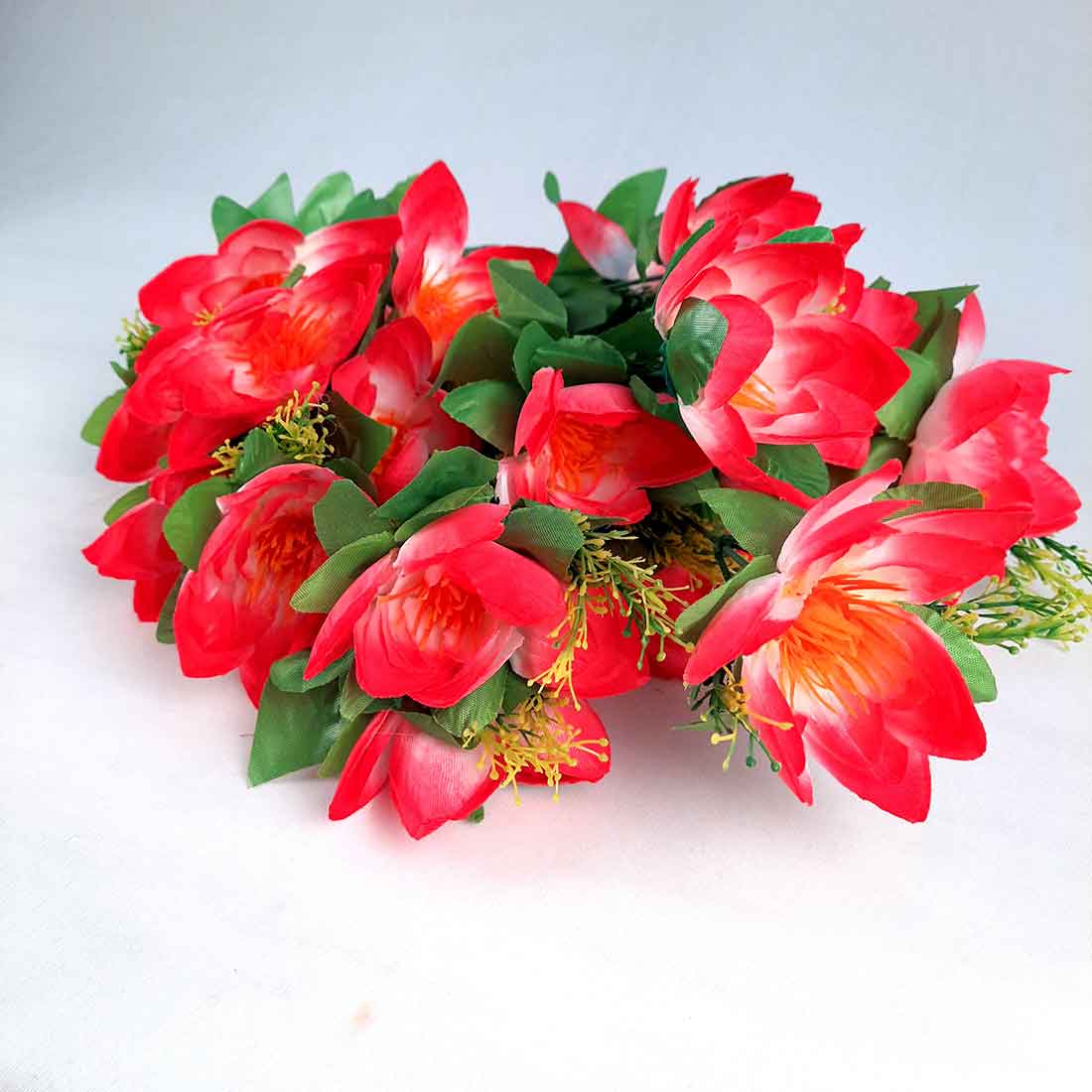 Artificial Flowers Bunch- Apkamart #color_Pink & White