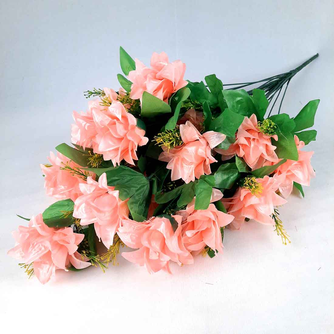 Artificial Flowers Bunch- Apkamart #color_Peach