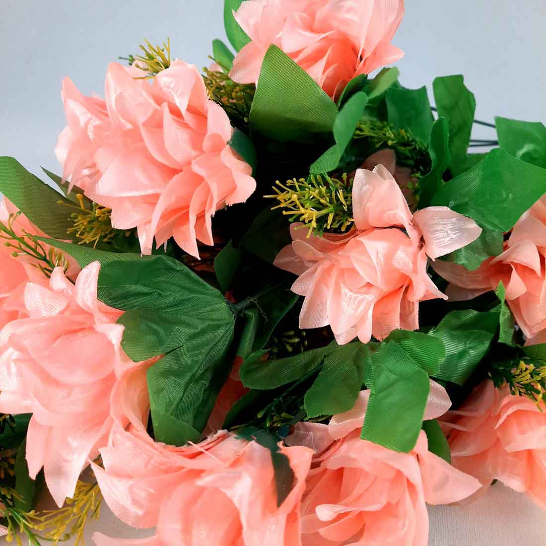 Artificial Flowers Bunch- Apkamart #color_Peach