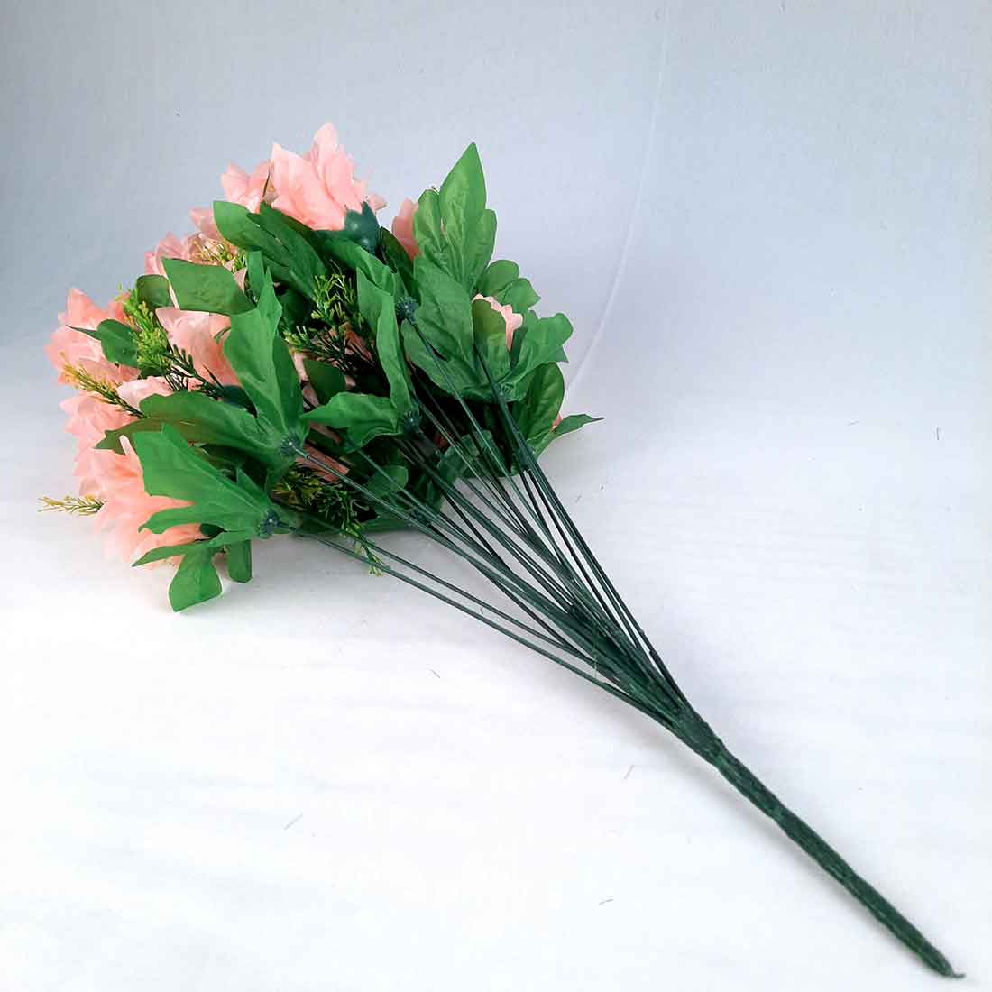 Artificial Flowers Bunch- Apkamart #color_Peach