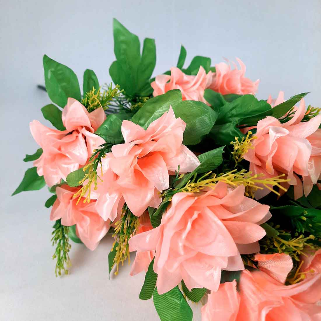 Artificial Flowers Bunch- Apkamart #color_Peach
