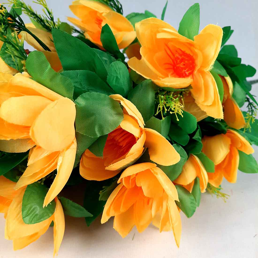 Artificial Flowers Bunch- Apkamart #color_Yellow