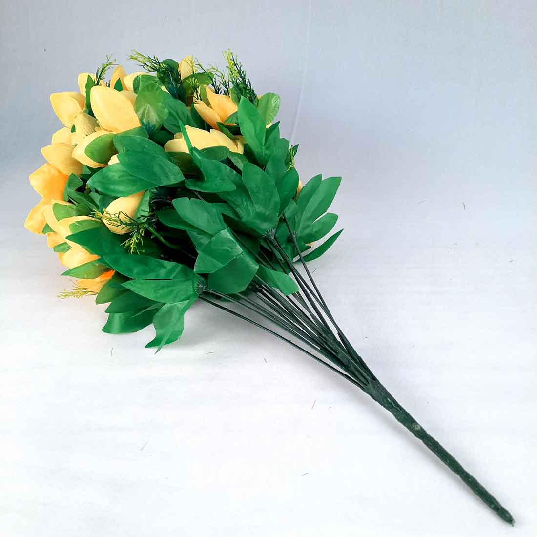 Artificial Flowers Bunch- Apkamart #color_Yellow