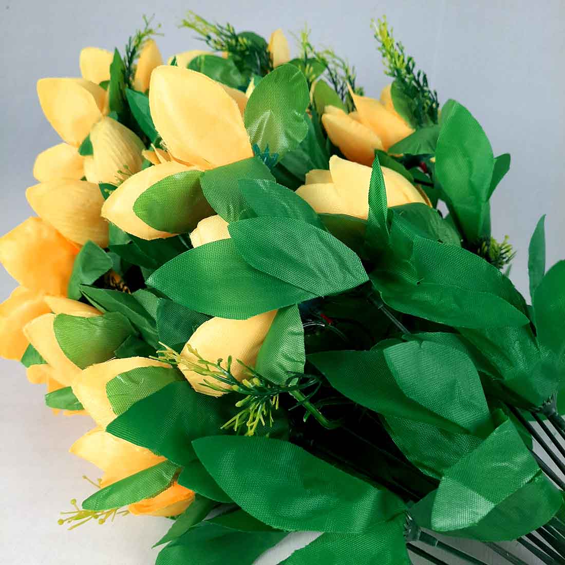 Artificial Flowers Bunch- Apkamart #color_Yellow