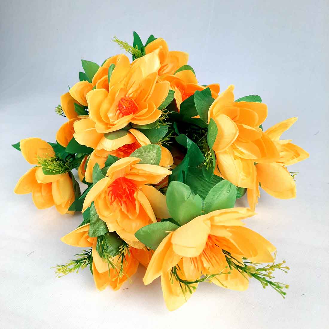 Artificial Flowers Bunch- Apkamart #color_Yellow