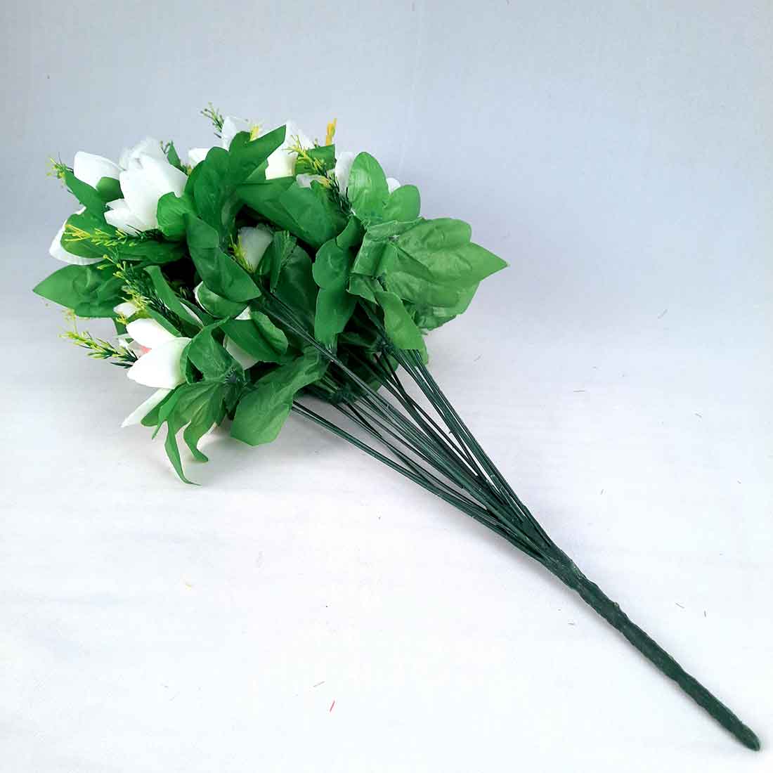 Artificial Flowers Bunch- Apkamart #color_White
