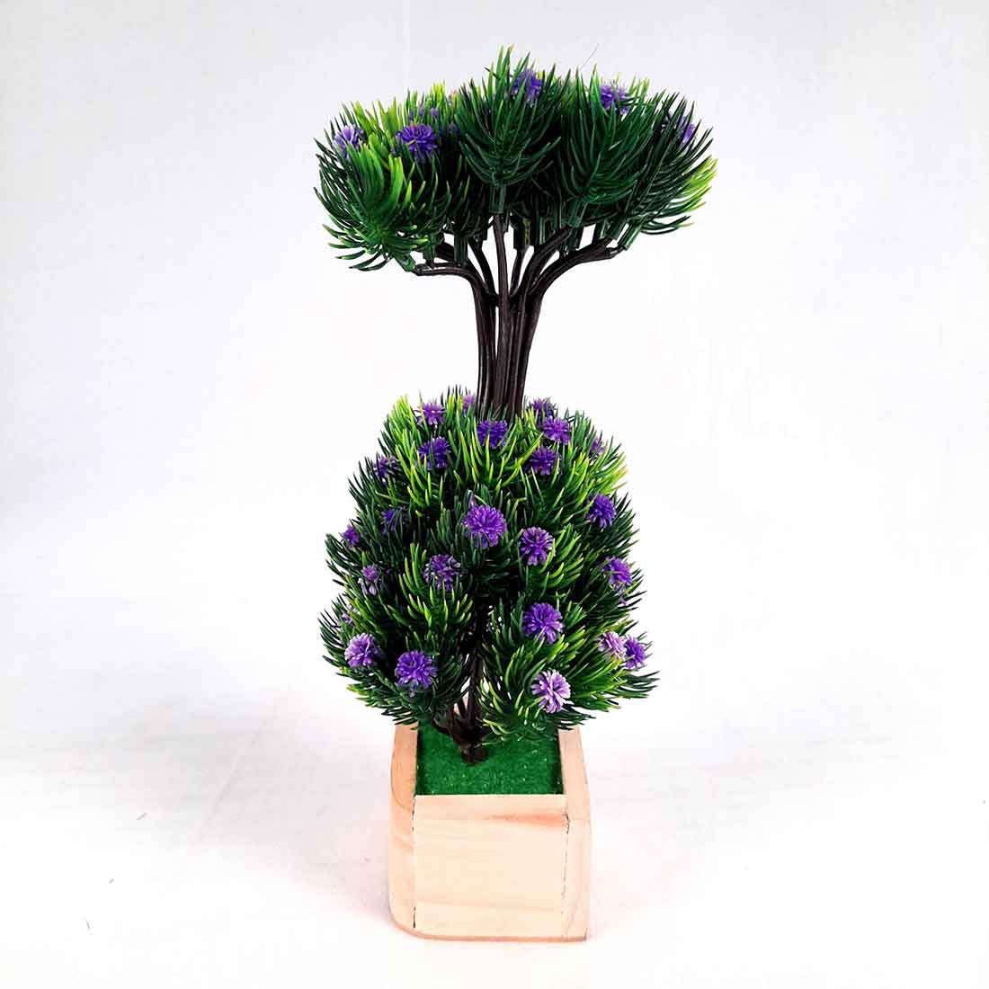 Artificial Plant with Pot- Apkamart #color_Purple