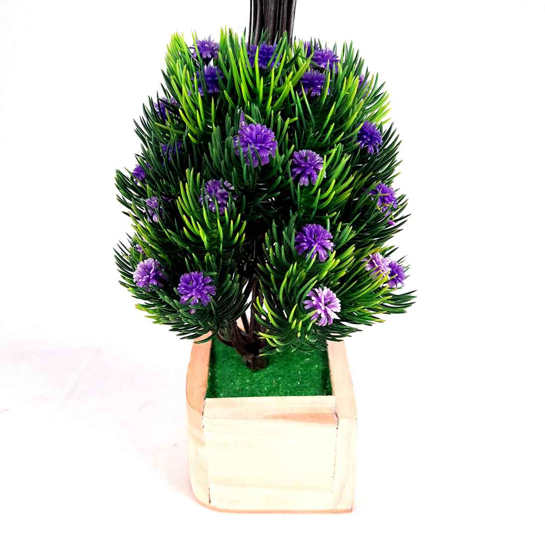 Artificial Plant with Pot- Apkamart #color_Purple