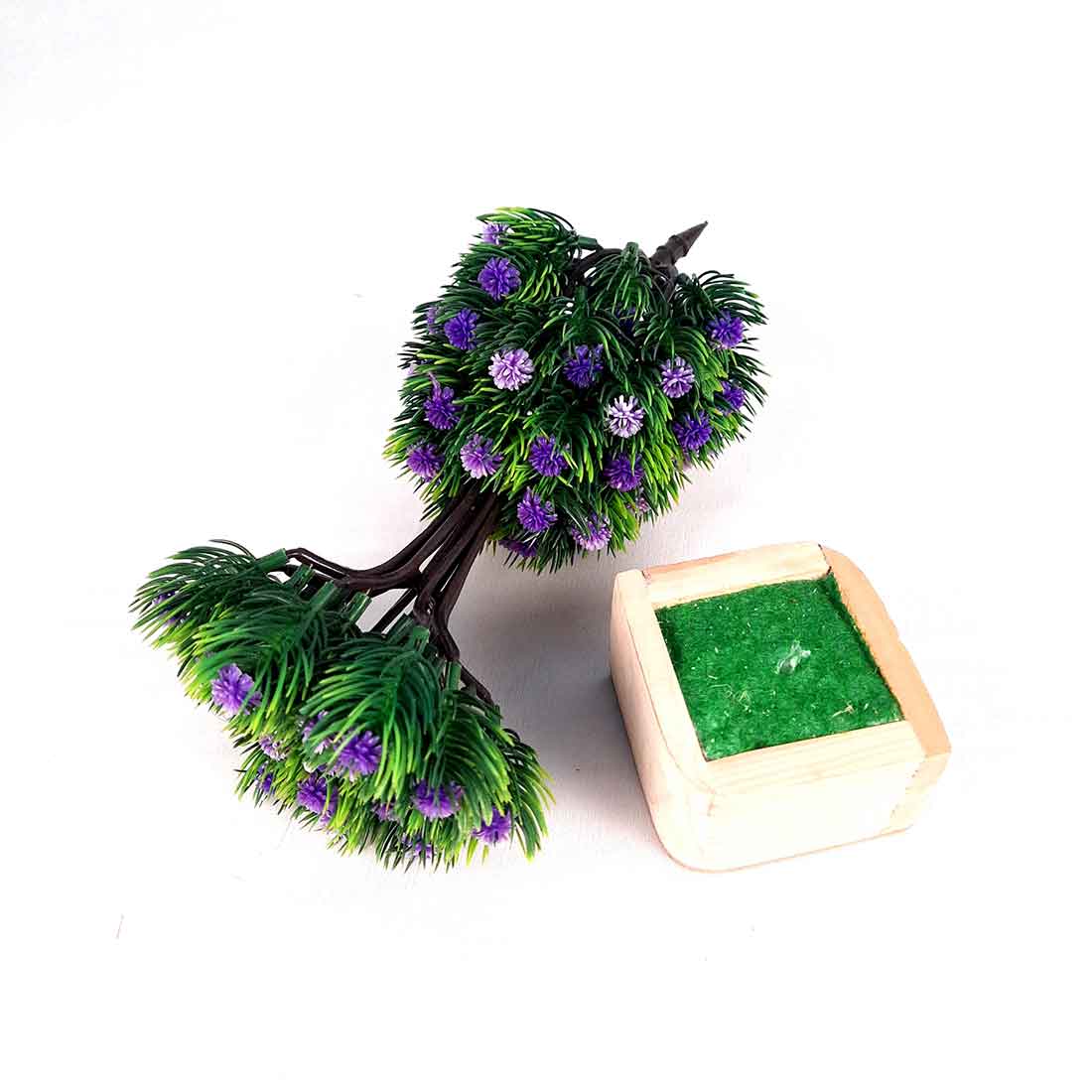 Artificial Plant with Pot- Apkamart #color_Purple