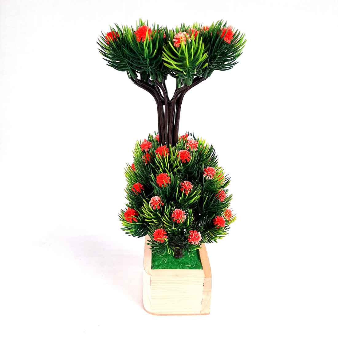 Artificial Plant with Pot- Apkamart #color_Dark Pink