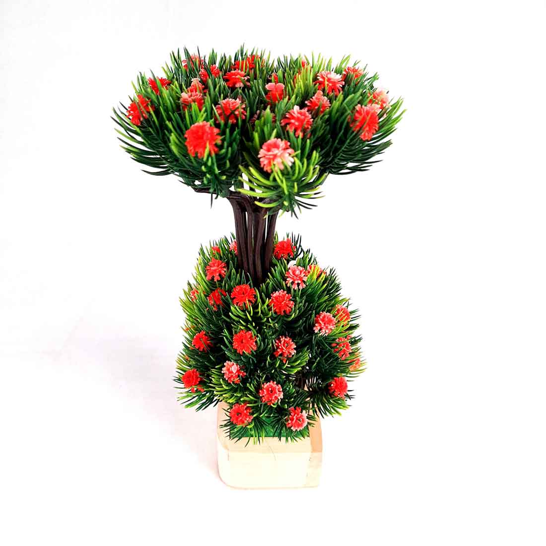 Artificial Plant with Pot- Apkamart #color_Dark Pink