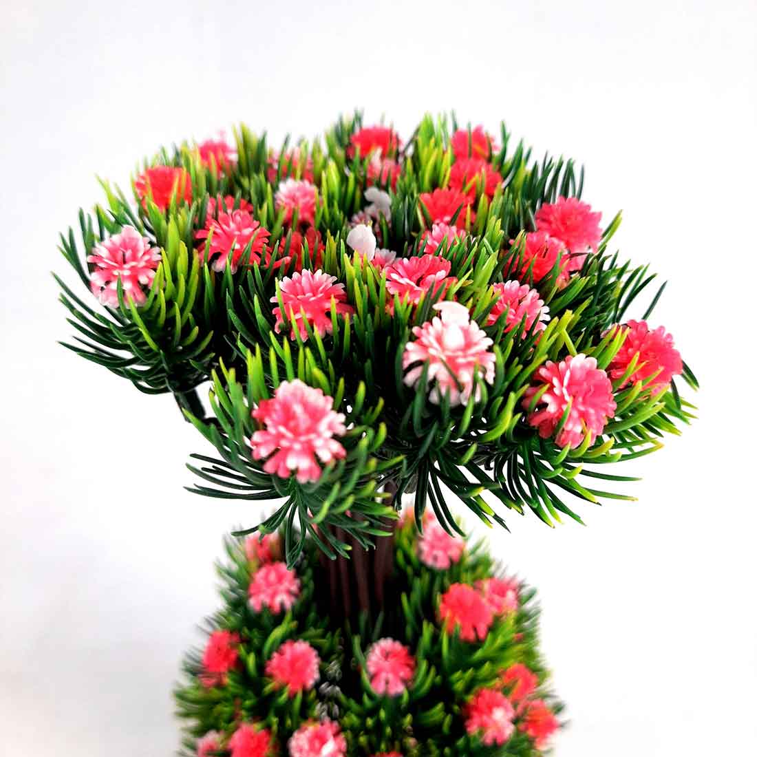 Artificial Plant with Pot- Apkamart #color_Pink
