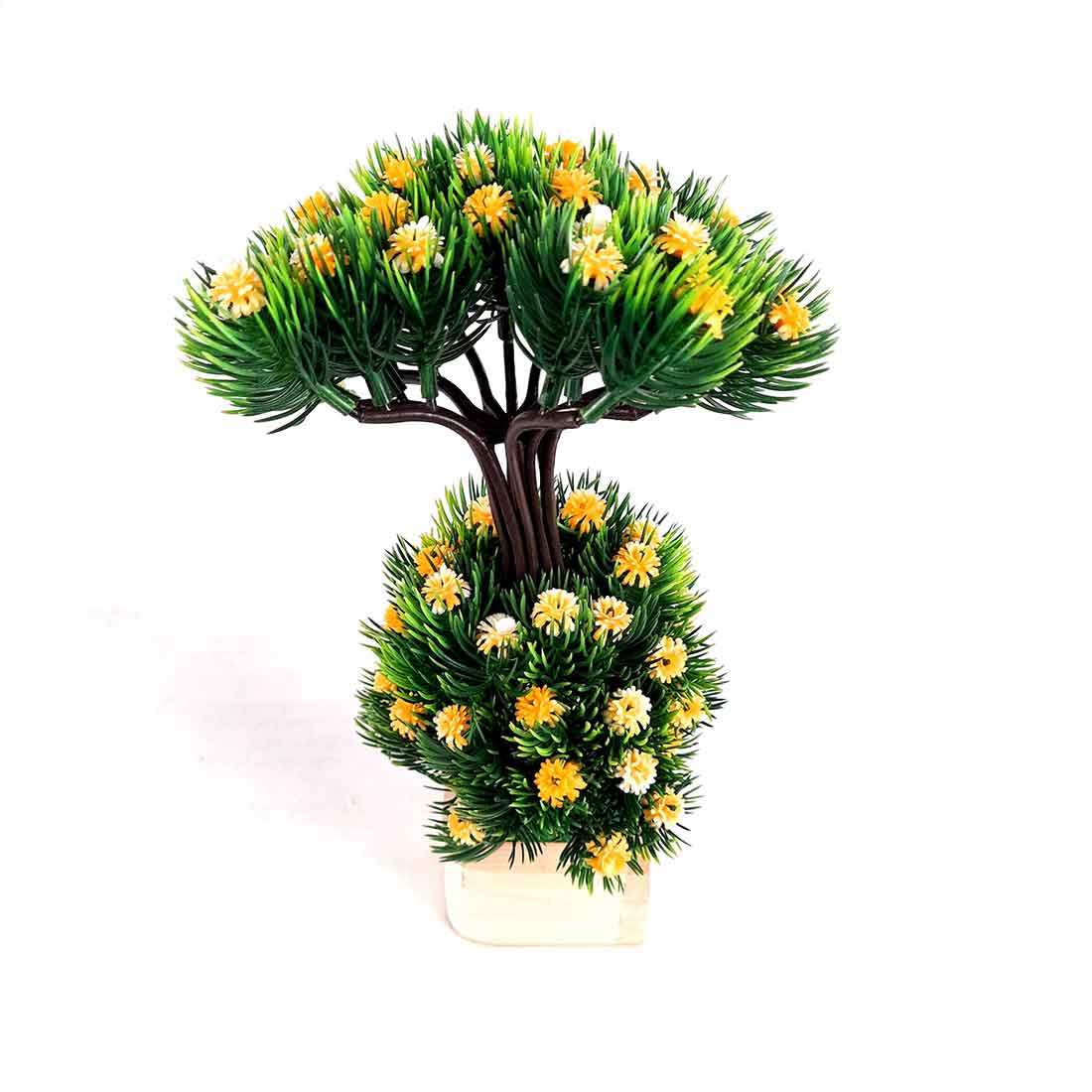 Artificial Plant with Pot- Apkamart #color_Yellow